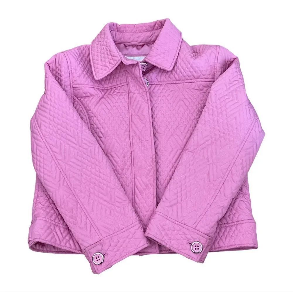 Weatherproof Garment Company Quilted Jacket • Pink • Large
